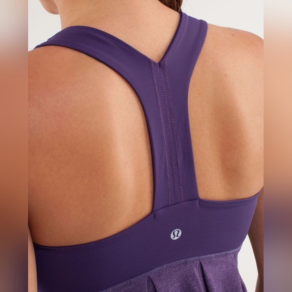 Lululemon Power Dance TankHeathered Concord Grape / Concord Grape size 4 - Picture 4 of 8